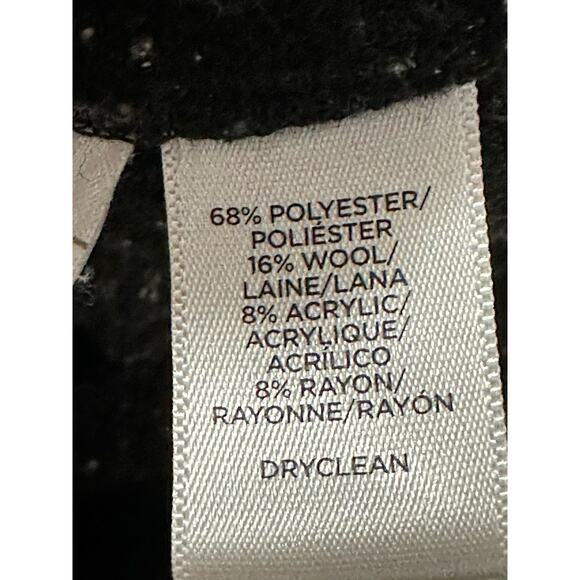 Loft gray pull on front waist tie mini skirt size LP - Picture 4 of 13